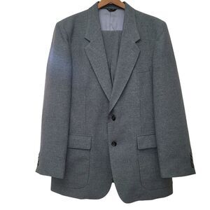Westchester Classics Mens 2 Pc Suit Sport Coat Blazer Pants Old Money Office 42R